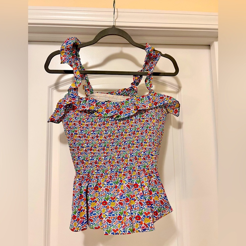 JCrew floral top